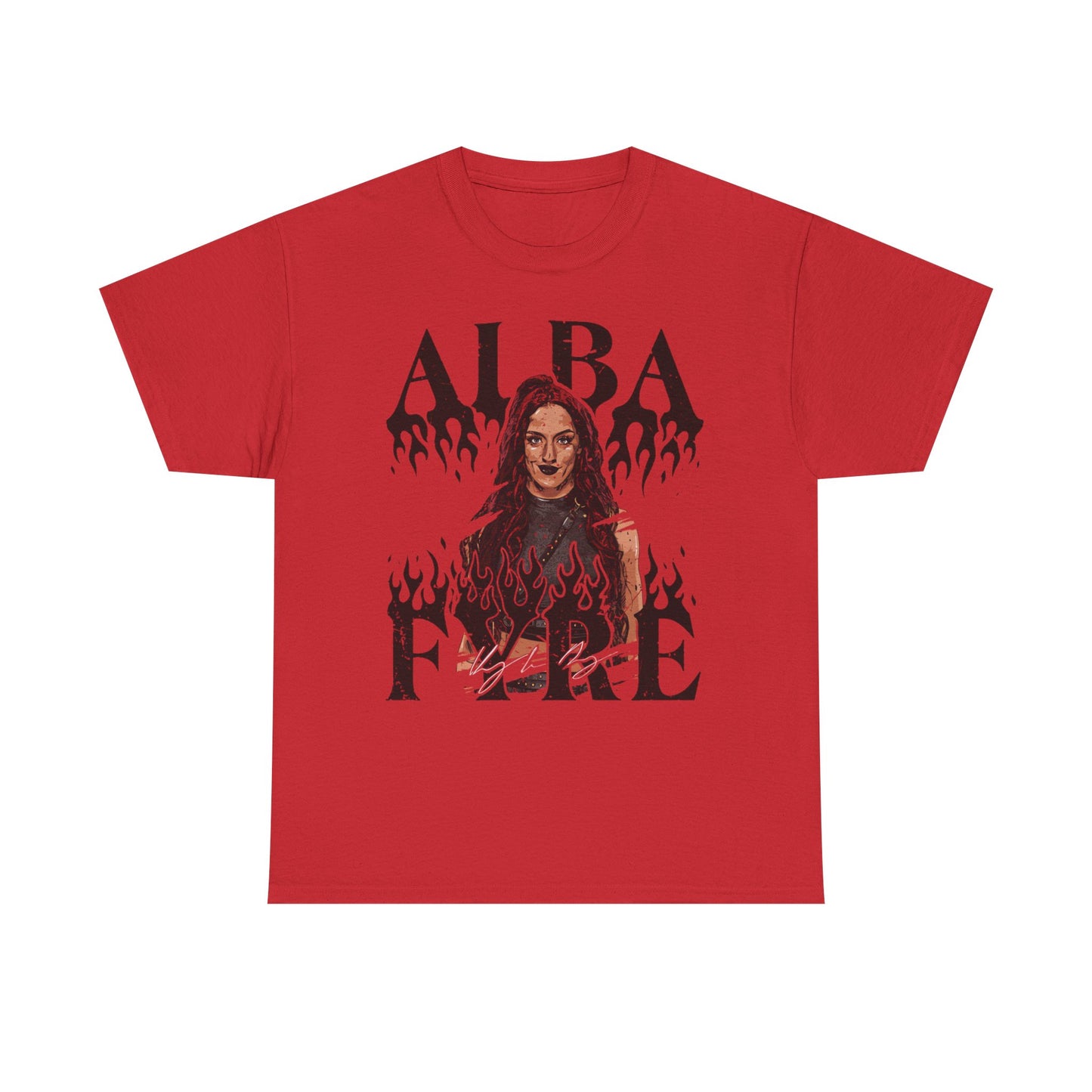 Alba Fyre Pose Black T-shirt
