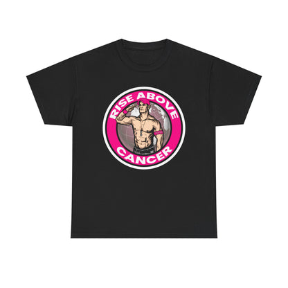 John Cena Rise Above Cancer Mens Black T-shirt