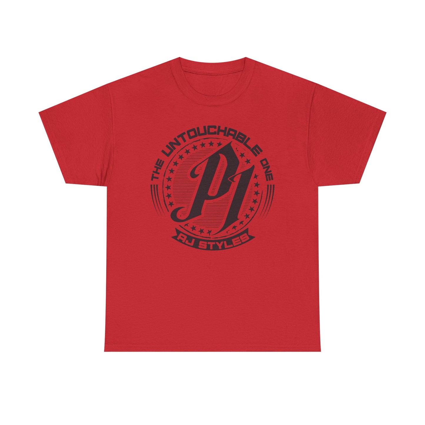 AJ Styles Untouchable Mens Red T-shirt