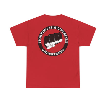 Undertaker Big Evil Fighting Is Lifestyle Mens Red T-shirt