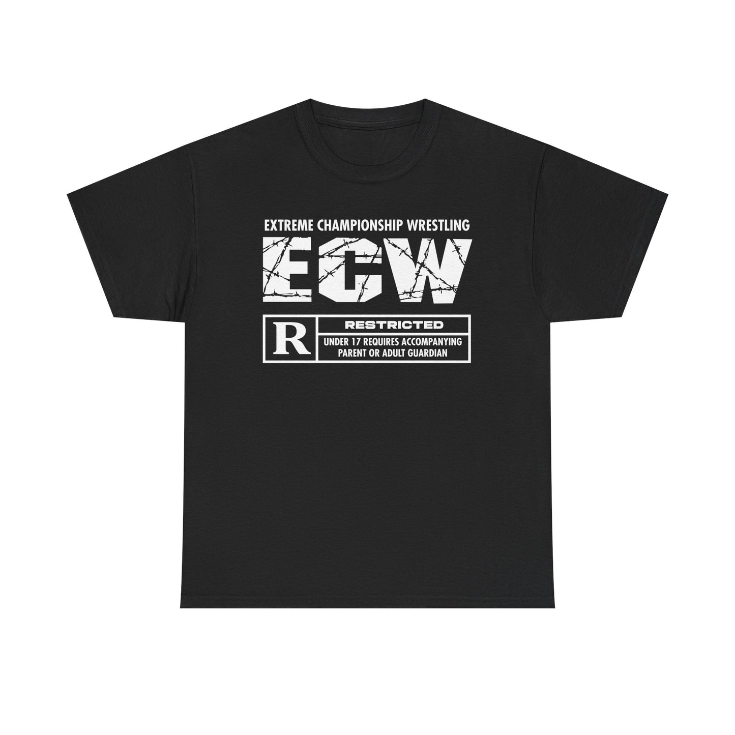 ECW Rated R Restricted Under 17 Logo T-shirt