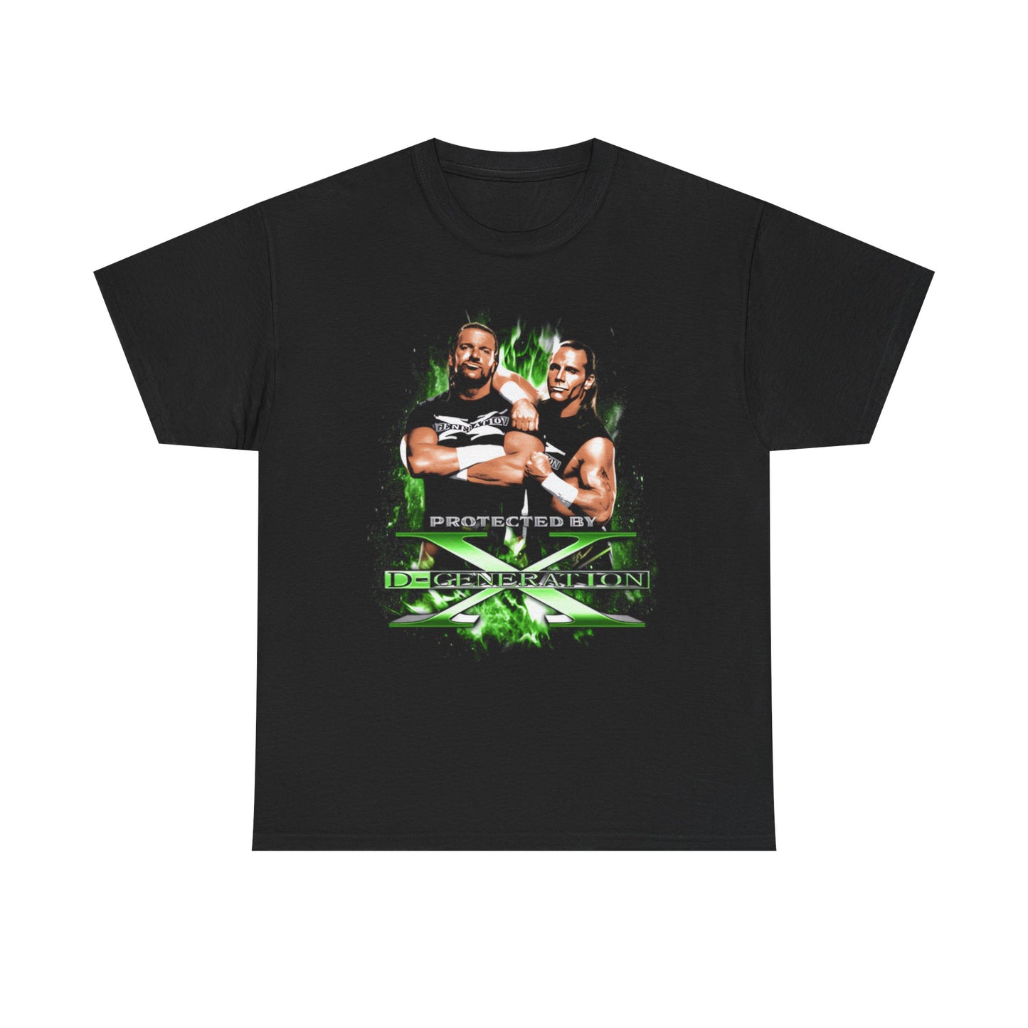 Protected by D-Generation X Triple H Shawn Michaels T-shirt