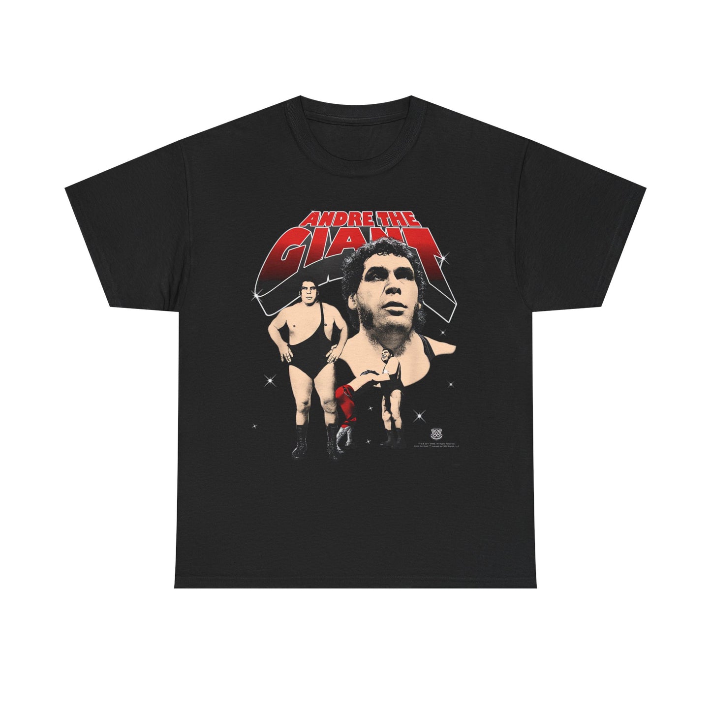 Andre The Giant Collage Black T-shirt