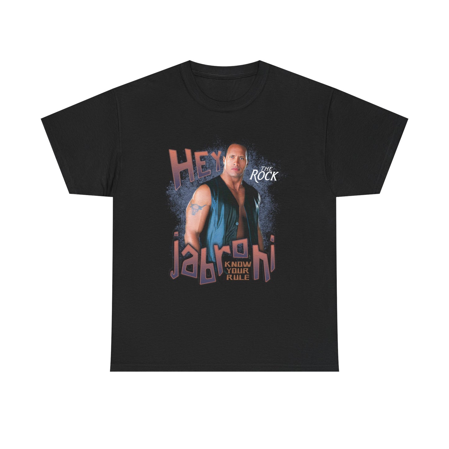The Rock Know Your Role Jabroni Mens Black T-shirt