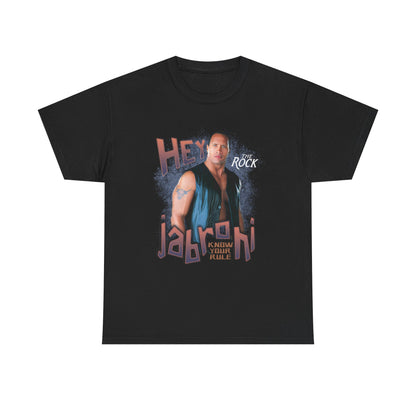 The Rock Know Your Role Jabroni Mens Black T-shirt