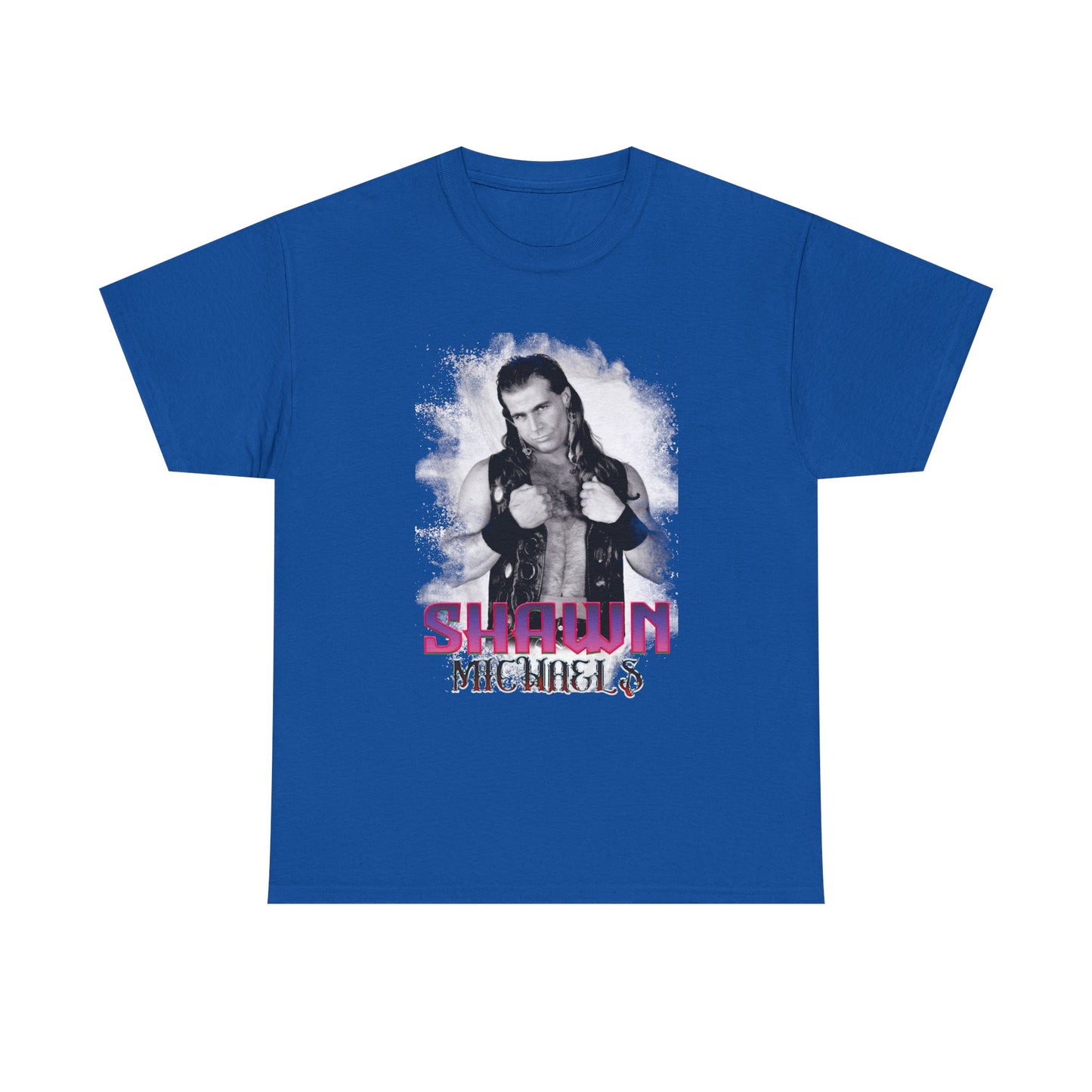 Shawn Michaels Heartbreaker Mens Blue T-shirt