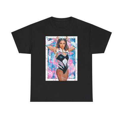 Kelani Jordan Poster Print Black T-shirt