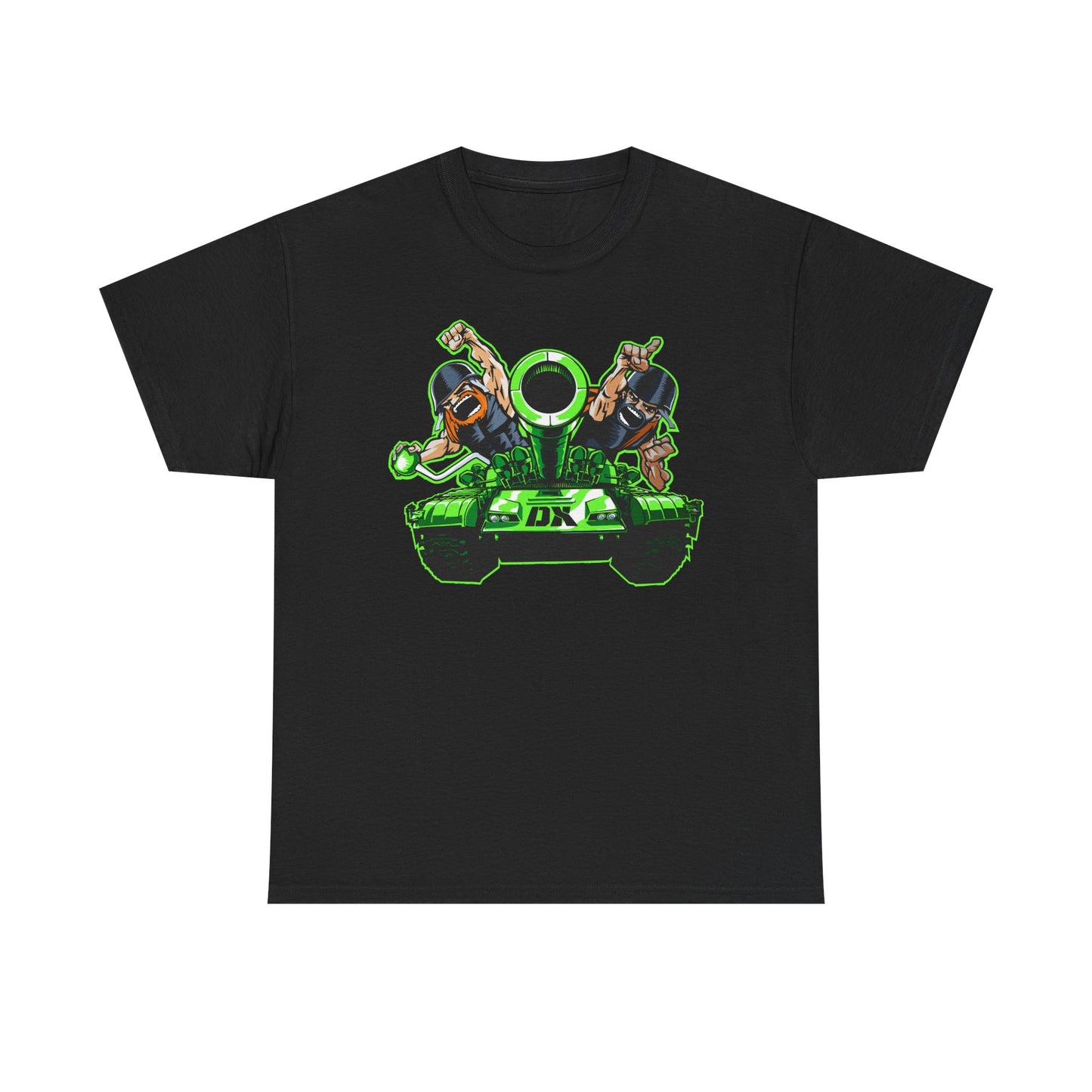 DX D-Generation X Army Tank WCW Invasion Mens Black T-shirt