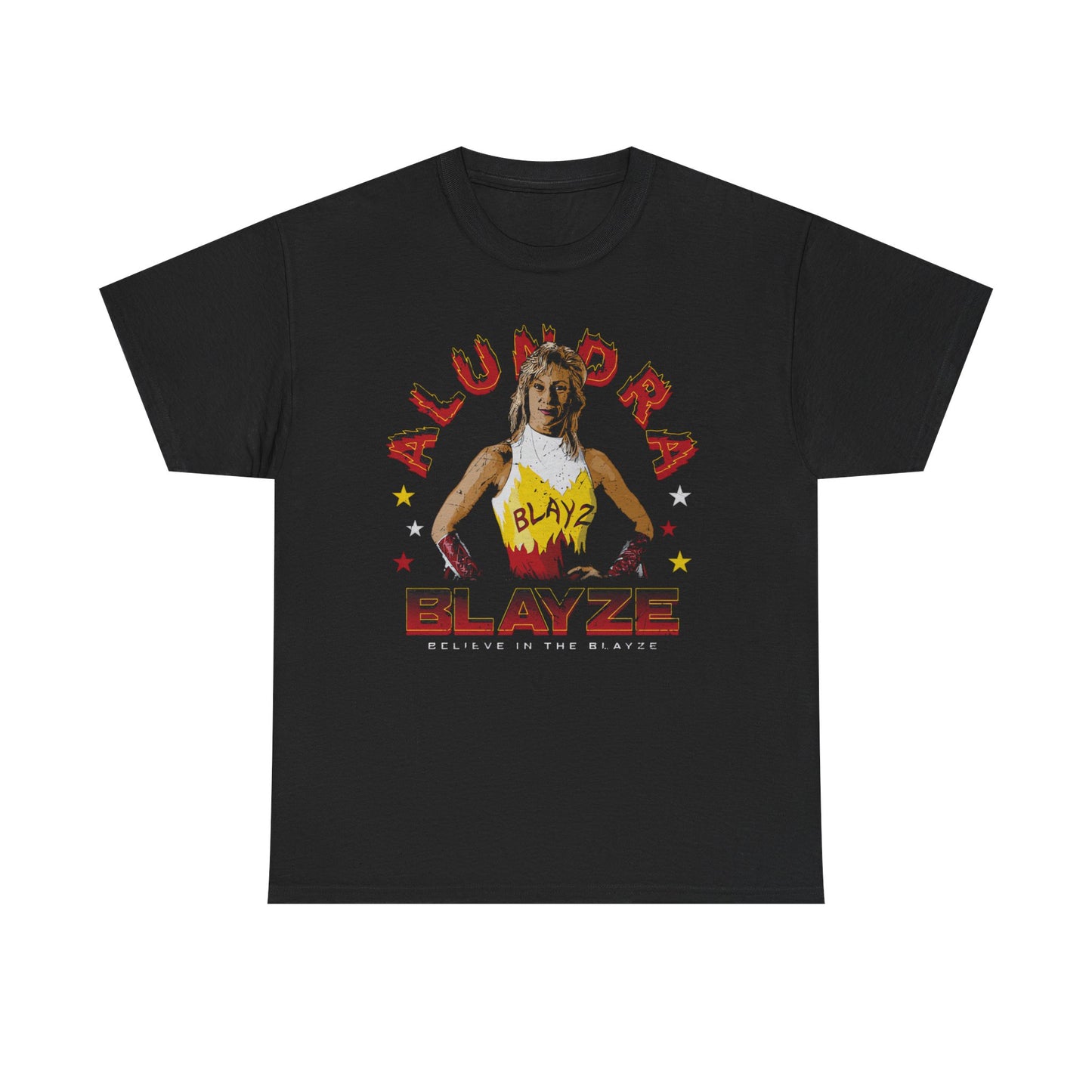 Alundra Blayze Believe Pose Black T-shirt