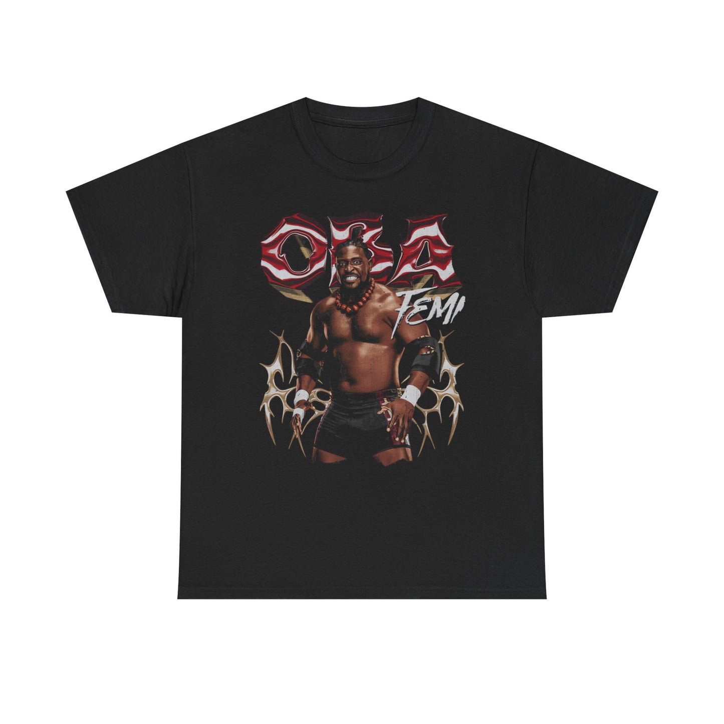 Oba Femi Pose Black T-shirt