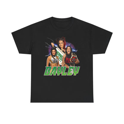 Bayley Money in The Bank Three Pose Black T-shirt