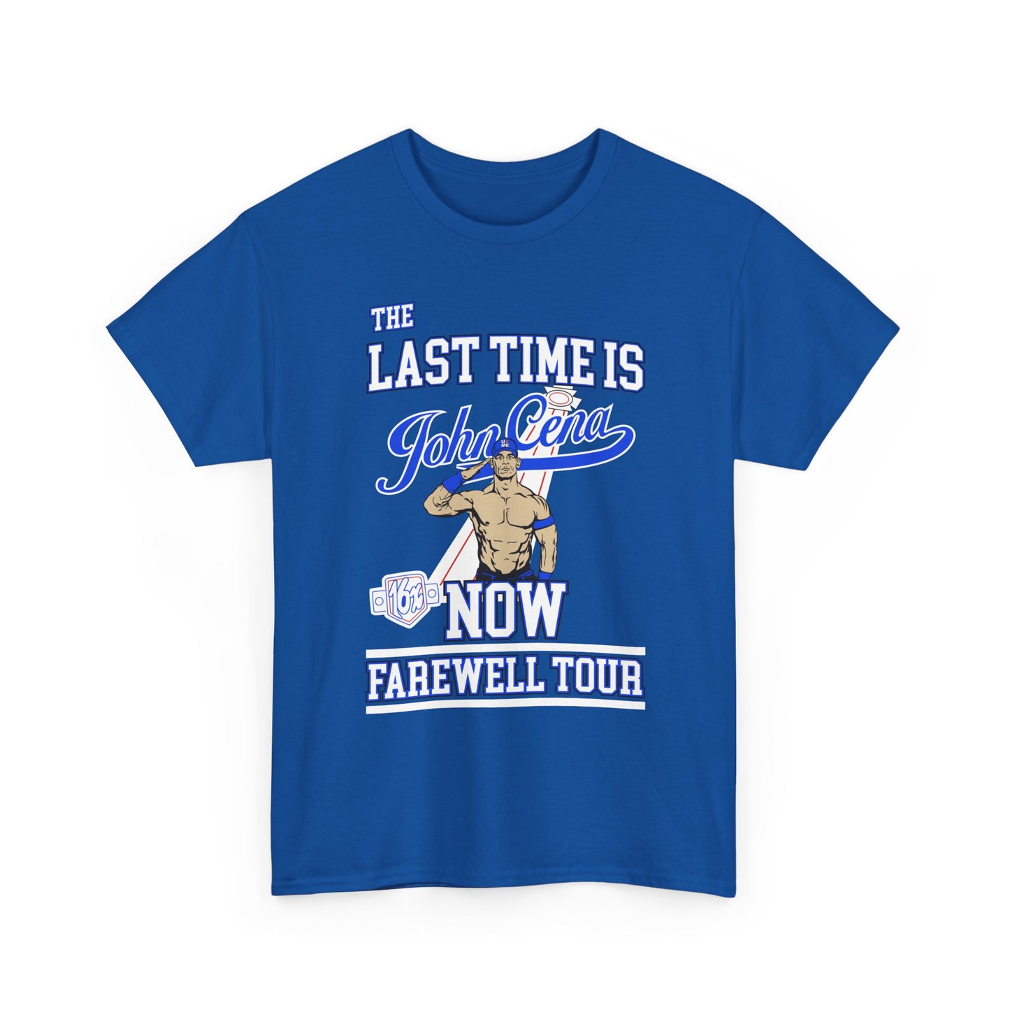 John Cena 16x Farewell Tour Blue T-shirt