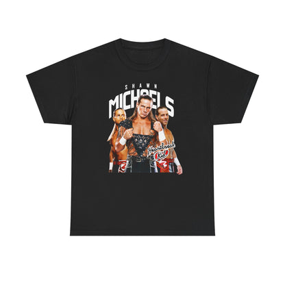 Shawn Michaels Heartbreak Kid Three Pose Mens Black T-shirt