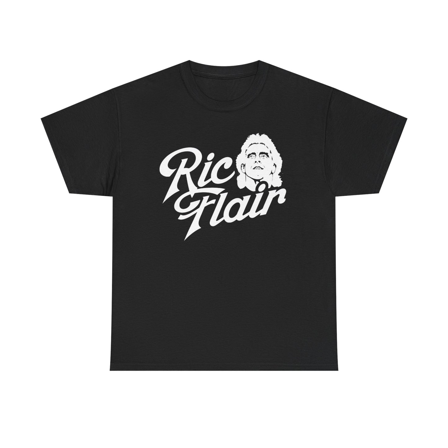 Ric Flair White Logo Headshot T-shirt
