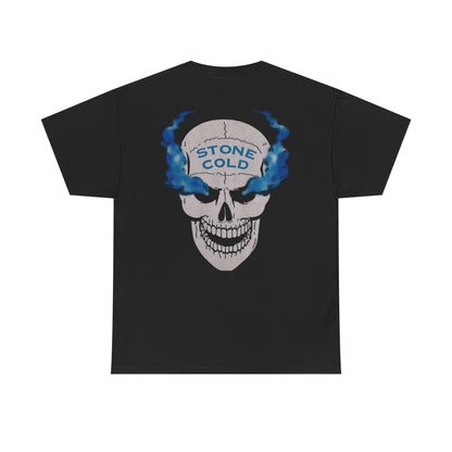 Stone Cold Steve Austin What? Smoking Skull Mens T-shirt