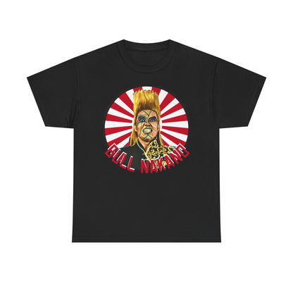 Bull Nakano Red White Stripes Black T-shirt