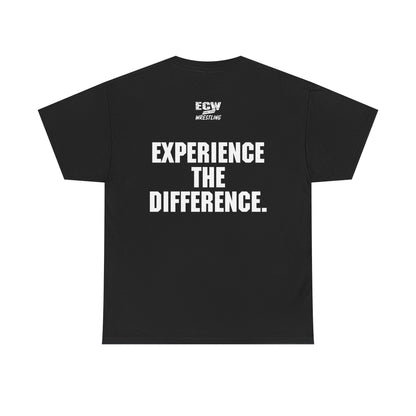 ECW Experience the Difference Extreme Championship Wrestling T-shirt