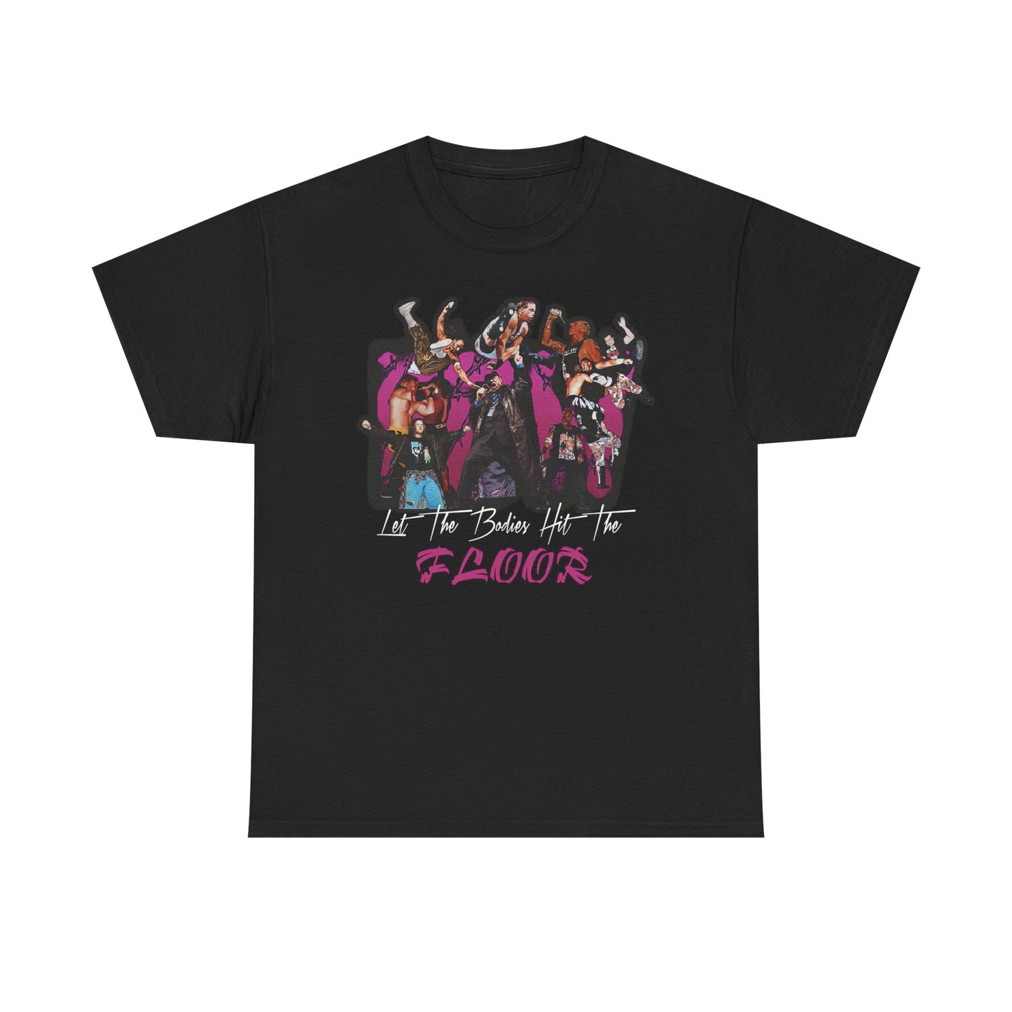 ECW Let The Bodies Hit the Floor Black T-shirt