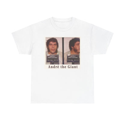 André the Giant Mug Shot Aug 21 1989 T-shirt