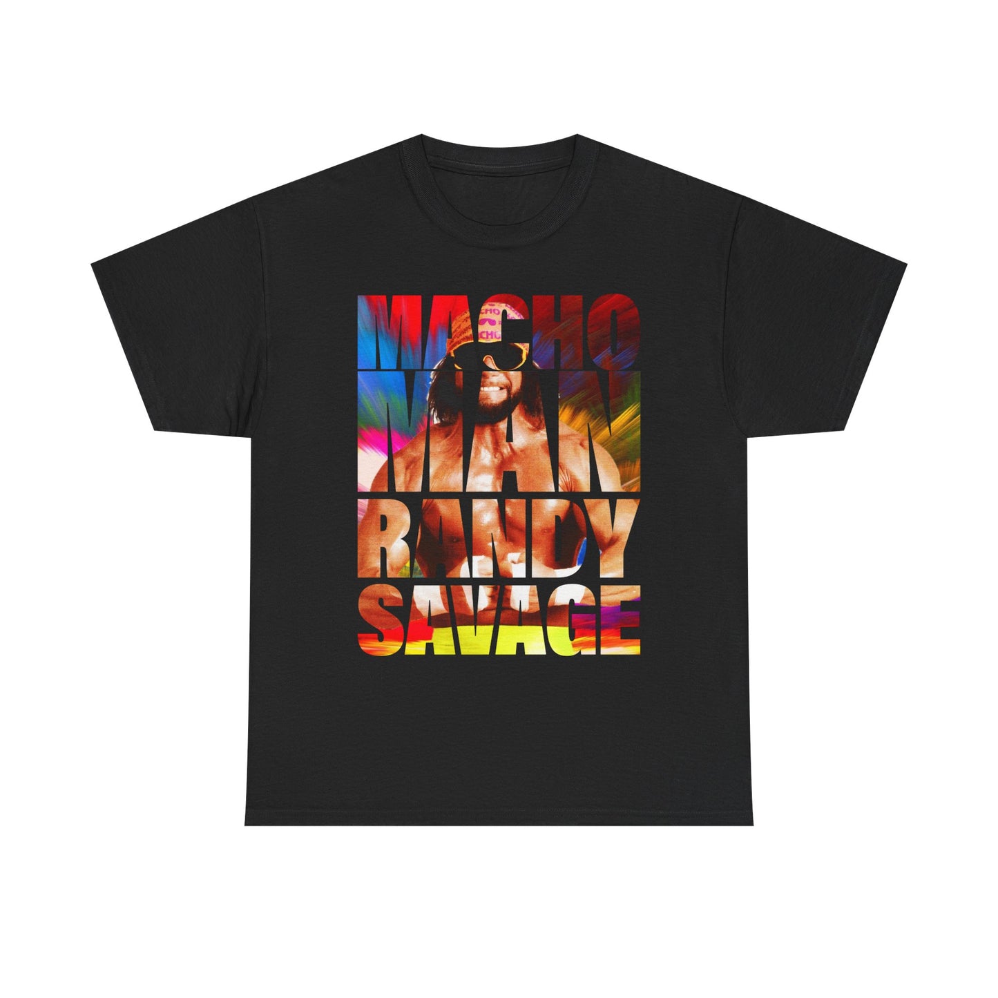 Macho Man Randy Savage Allover Black T-shirt