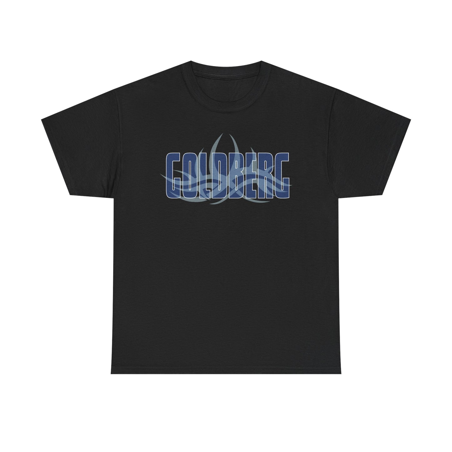 Bill Goldberg Blue Logo Men's Black T-shirt WCW