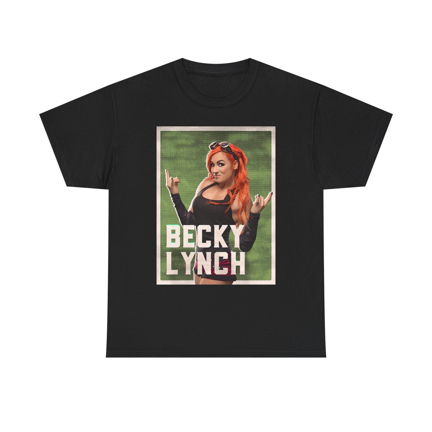 Becky Lynch Steampunk Style Black T-shirt