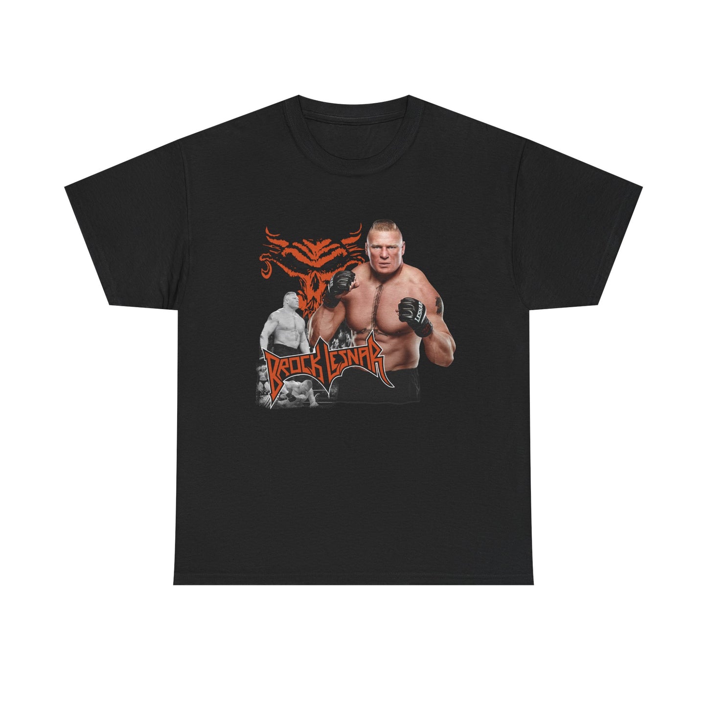 Brock Lesnar Ready to Fight WWE Mens Black T-shirt