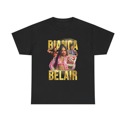 Bianca Belair Womens Championship Belt Three Pose T-shirt