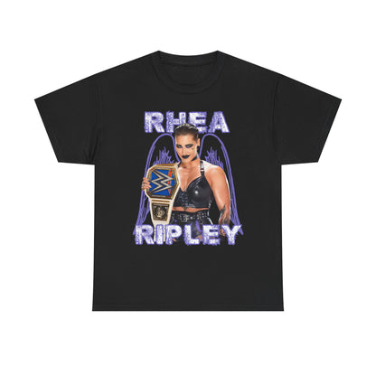 Rhea Ripley Wings Championship Belt T-shirt