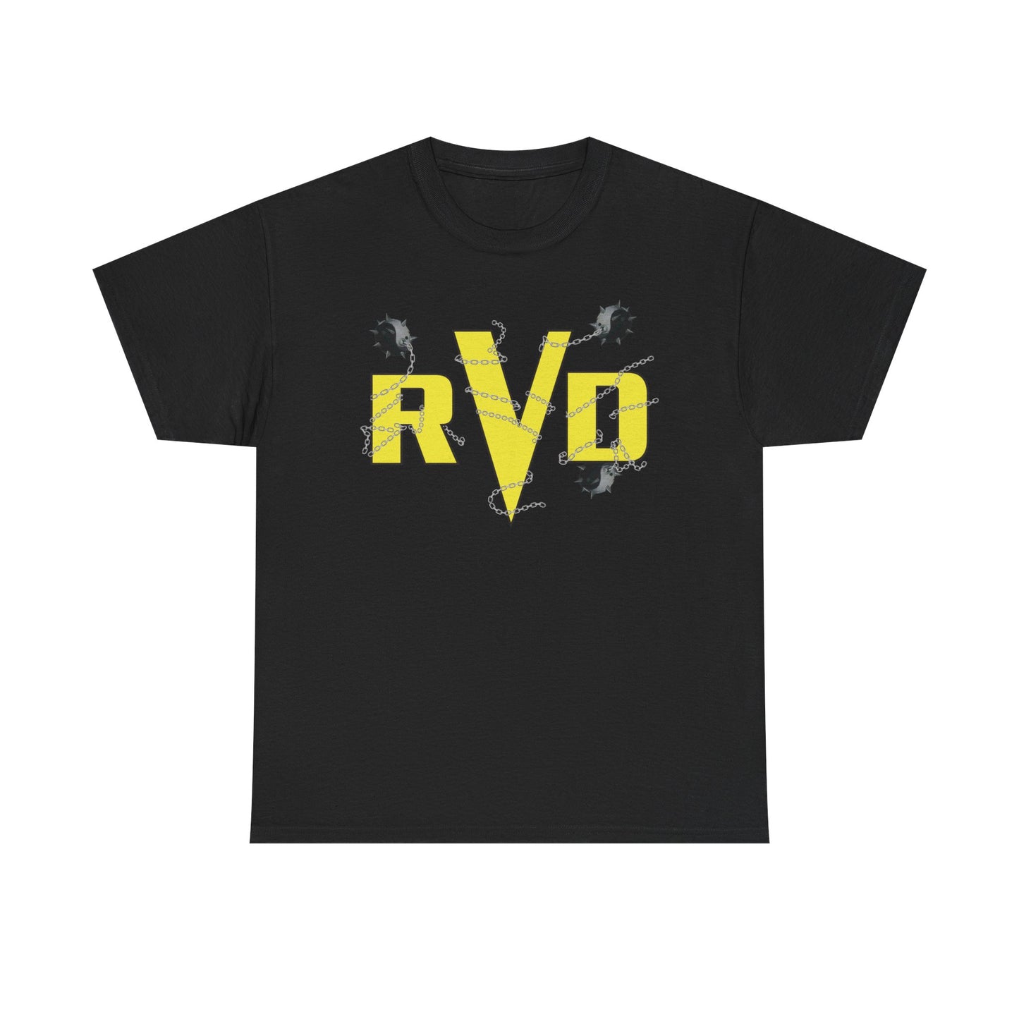 RVD Rob Van Dam Ball and Chain Dragon Mens Black WWF T-shirt