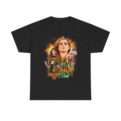 Becky Lynch Fireworks Mens Black T-shirt