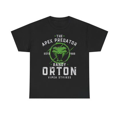 Randy Orton Apex Predator Green Logo Black T-shirt