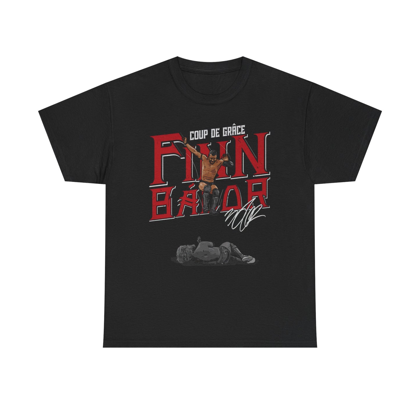 Finn Balor Coup de Grace Black T-shirt