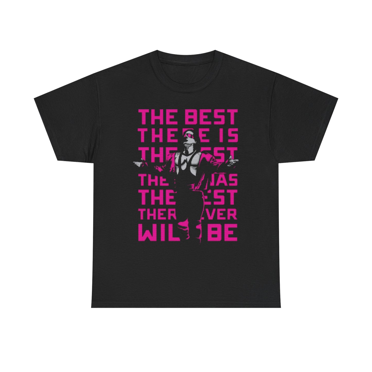 Bret Hart The Best There Is Repeat Logo Black T-shirt