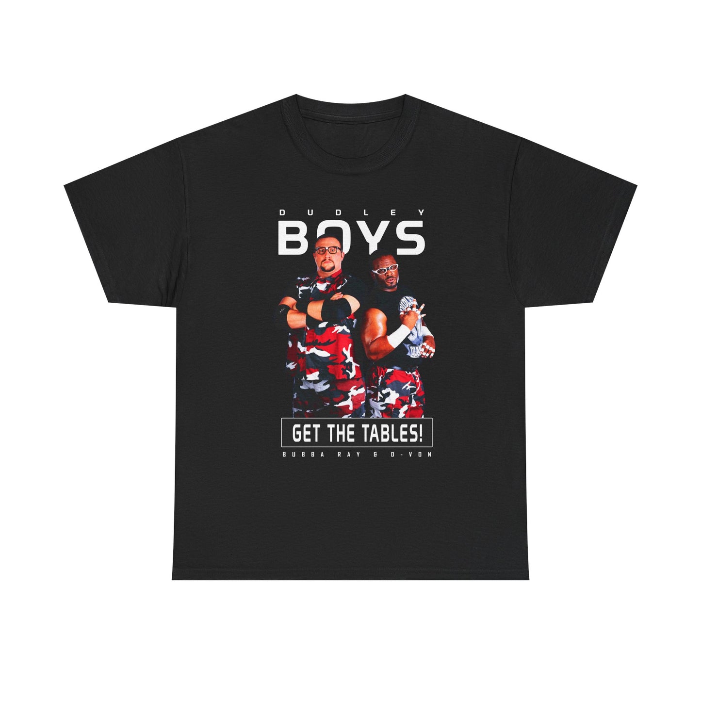 Dudley Boyz Get The Tables Mens Black T-shirt