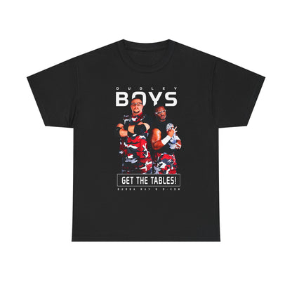 Dudley Boyz Get The Tables Mens Black T-shirt