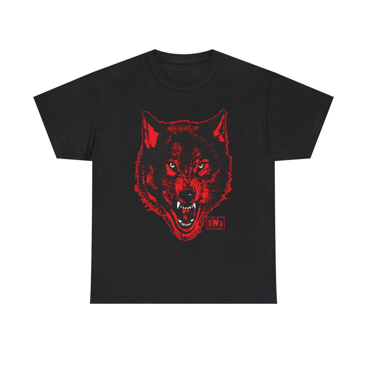 nWo Black Wolfpack New World Order Wolf pack Mens T-shirt
