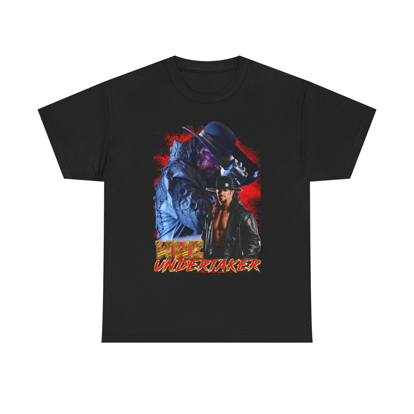 Undertaker Hat Tilt Duo Mens Black T-shirt WWE