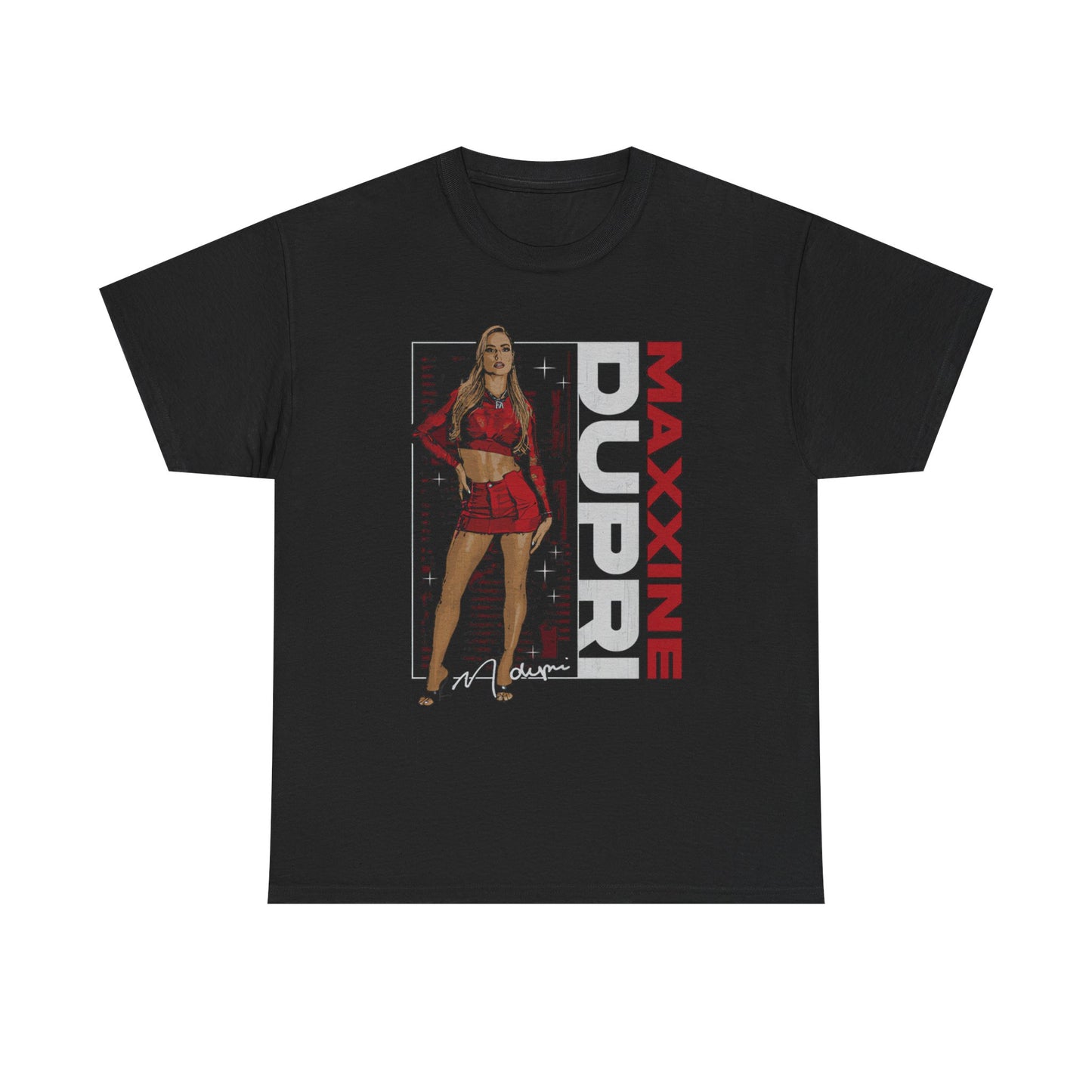 Maxxine Dupri Pose Black T-shirt