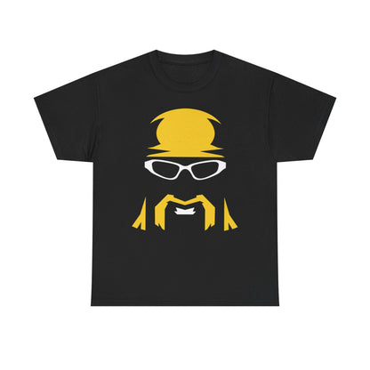 Hulk Hogan Gold Outline Silhouette T-shirt