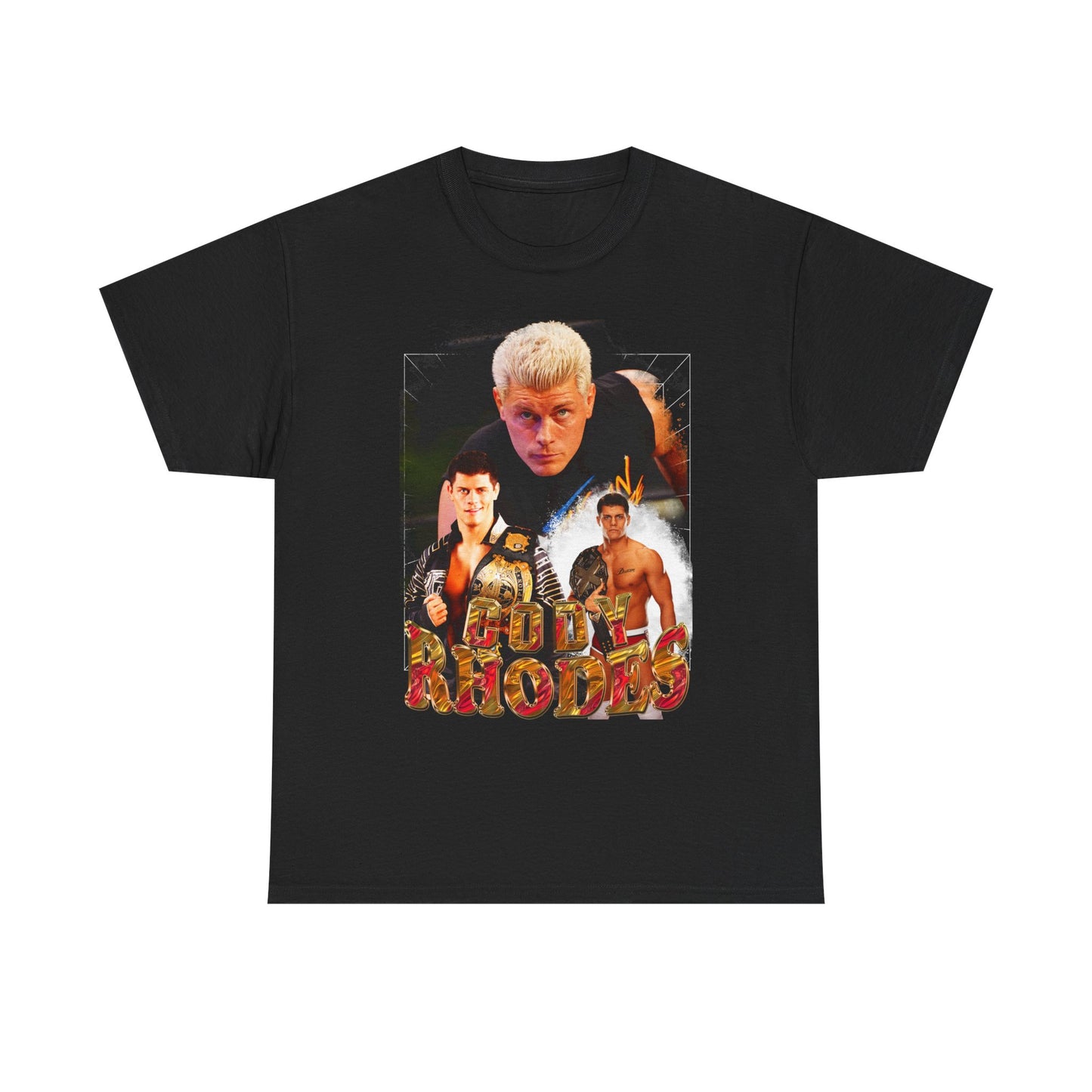 Cody Rhodes Intensity Mens Black T-shirt AEW WWE